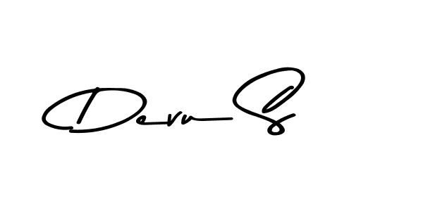 Devu S stylish signature style. Best Handwritten Sign (Asem Kandis PERSONAL USE) for my name. Handwritten Signature Collection Ideas for my name Devu S. Devu S signature style 9 images and pictures png