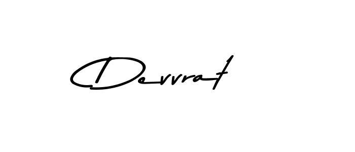 Use a signature maker to create a handwritten signature online. With this signature software, you can design (Asem Kandis PERSONAL USE) your own signature for name Devvrat. Devvrat signature style 9 images and pictures png
