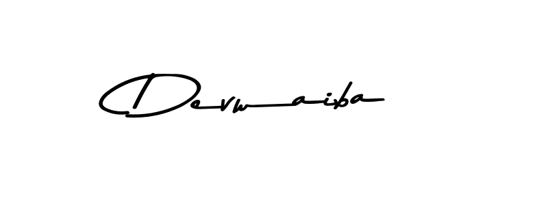 Design your own signature with our free online signature maker. With this signature software, you can create a handwritten (Asem Kandis PERSONAL USE) signature for name Devwaiba. Devwaiba signature style 9 images and pictures png