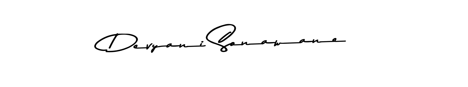 This is the best signature style for the Devyani Sonawane name. Also you like these signature font (Asem Kandis PERSONAL USE). Mix name signature. Devyani Sonawane signature style 9 images and pictures png