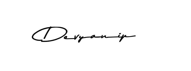 Design your own signature with our free online signature maker. With this signature software, you can create a handwritten (Asem Kandis PERSONAL USE) signature for name Devyanip. Devyanip signature style 9 images and pictures png