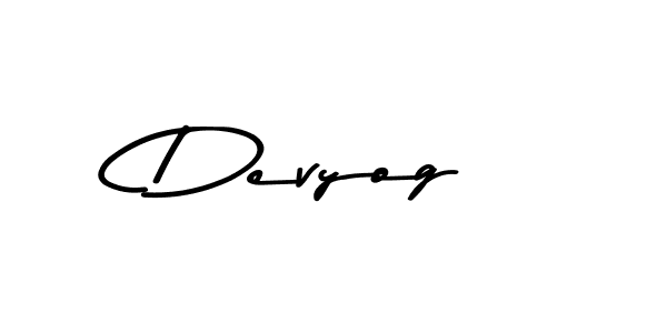 How to make Devyog signature? Asem Kandis PERSONAL USE is a professional autograph style. Create handwritten signature for Devyog name. Devyog signature style 9 images and pictures png