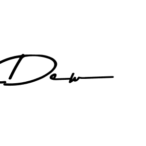 How to make Dew name signature. Use Asem Kandis PERSONAL USE style for creating short signs online. This is the latest handwritten sign. Dew signature style 9 images and pictures png