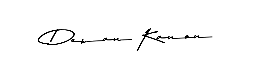 How to make Dewan Kanon signature? Asem Kandis PERSONAL USE is a professional autograph style. Create handwritten signature for Dewan Kanon name. Dewan Kanon signature style 9 images and pictures png
