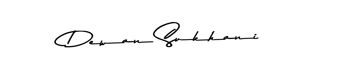 Dewan Sukhani stylish signature style. Best Handwritten Sign (Asem Kandis PERSONAL USE) for my name. Handwritten Signature Collection Ideas for my name Dewan Sukhani. Dewan Sukhani signature style 9 images and pictures png