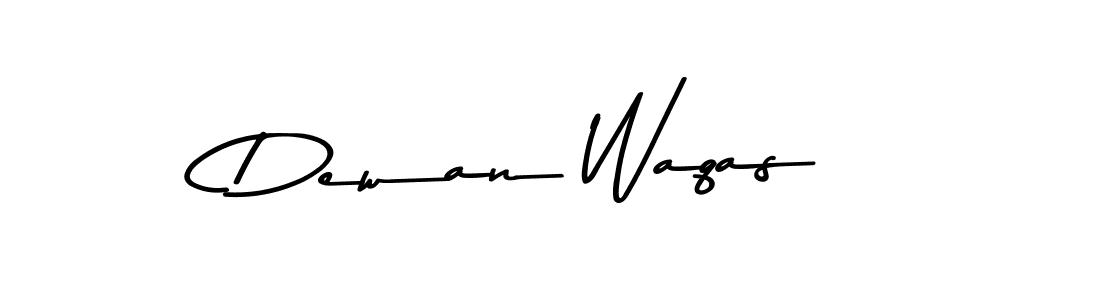 Create a beautiful signature design for name Dewan Waqas. With this signature (Asem Kandis PERSONAL USE) fonts, you can make a handwritten signature for free. Dewan Waqas signature style 9 images and pictures png