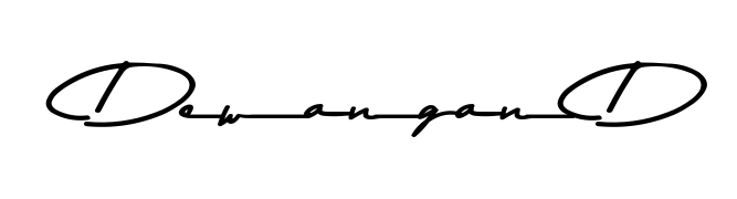An effortless, minimalist signature concept for Dewangan D using Asem Kandis PERSONAL USE design. Clean lines that look great on any document. Dewangan D signature style 9 images and pictures png