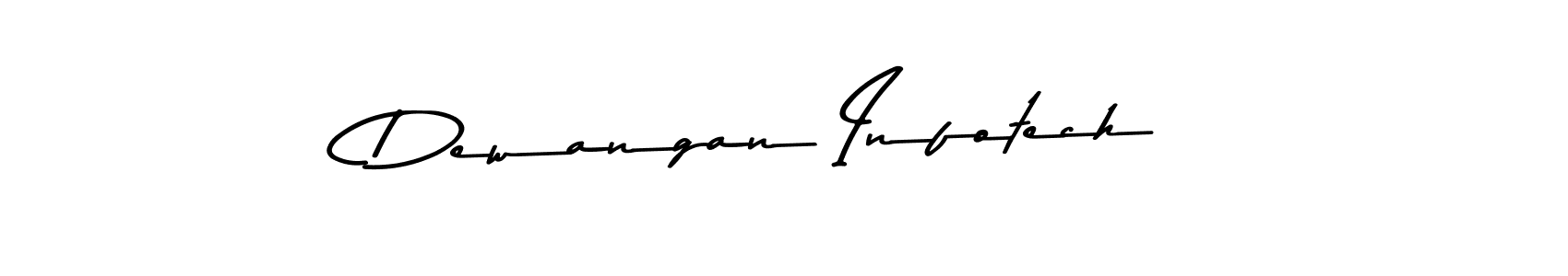 Make a beautiful signature design for name Dewangan Infotech. With this signature (Asem Kandis PERSONAL USE) style, you can create a handwritten signature for free. Dewangan Infotech signature style 9 images and pictures png