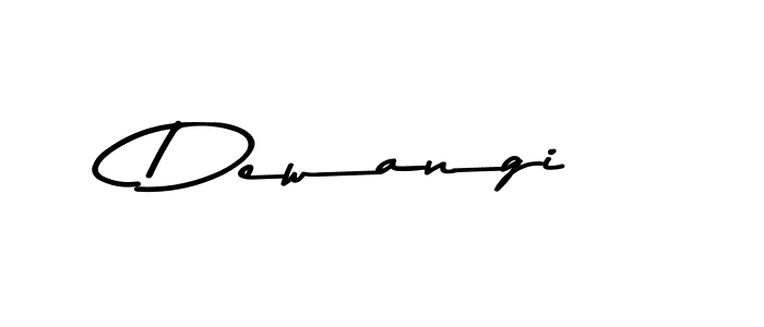 You should practise on your own different ways (Asem Kandis PERSONAL USE) to write your name (Dewangi) in signature. don't let someone else do it for you. Dewangi signature style 9 images and pictures png