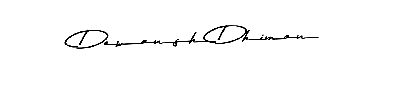 Also we have Dewansh Dhiman name is the best signature style. Create professional handwritten signature collection using Asem Kandis PERSONAL USE autograph style. Dewansh Dhiman signature style 9 images and pictures png
