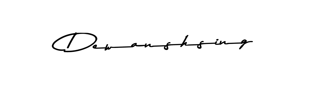 How to make Dewanshsing signature? Asem Kandis PERSONAL USE is a professional autograph style. Create handwritten signature for Dewanshsing name. Dewanshsing signature style 9 images and pictures png