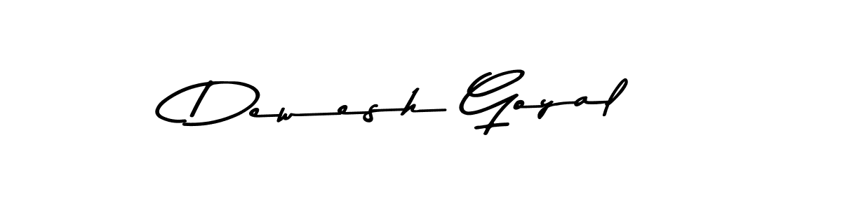 Make a beautiful signature design for name Dewesh Goyal. Use this online signature maker to create a handwritten signature for free. Dewesh Goyal signature style 9 images and pictures png
