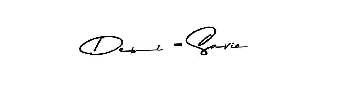 Similarly Asem Kandis PERSONAL USE is the best handwritten signature design. Signature creator online .You can use it as an online autograph creator for name Dewi - Savio. Dewi - Savio signature style 9 images and pictures png