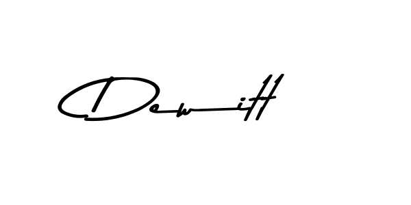 Make a beautiful signature design for name Dewitt. With this signature (Asem Kandis PERSONAL USE) style, you can create a handwritten signature for free. Dewitt signature style 9 images and pictures png