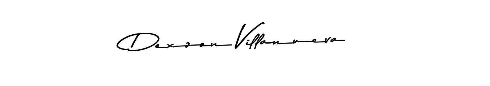 The best way (Asem Kandis PERSONAL USE) to make a short signature is to pick only two or three words in your name. The name Dexzon Villanueva include a total of six letters. For converting this name. Dexzon Villanueva signature style 9 images and pictures png