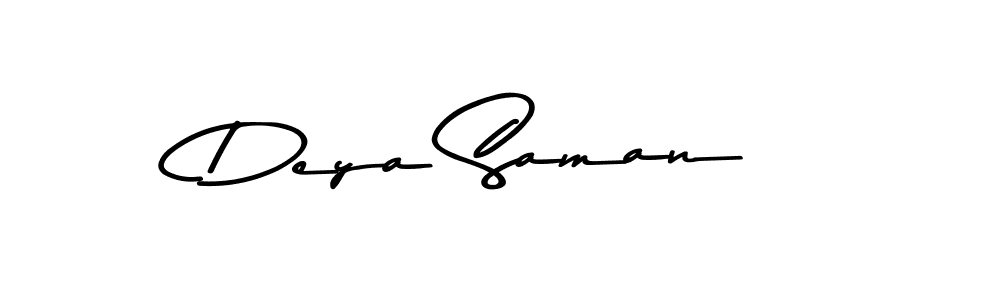 Deya Saman stylish signature style. Best Handwritten Sign (Asem Kandis PERSONAL USE) for my name. Handwritten Signature Collection Ideas for my name Deya Saman. Deya Saman signature style 9 images and pictures png