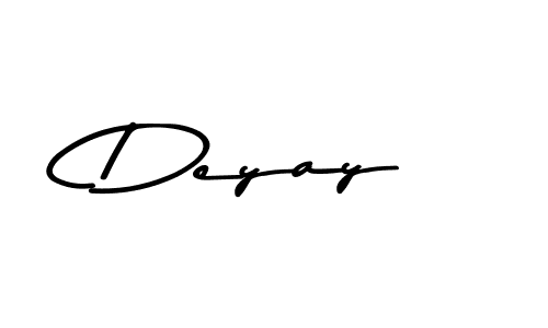 Use a signature maker to create a handwritten signature online. With this signature software, you can design (Asem Kandis PERSONAL USE) your own signature for name Deyay. Deyay signature style 9 images and pictures png