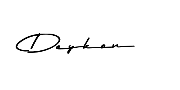 How to make Deykon signature? Asem Kandis PERSONAL USE is a professional autograph style. Create handwritten signature for Deykon name. Deykon signature style 9 images and pictures png