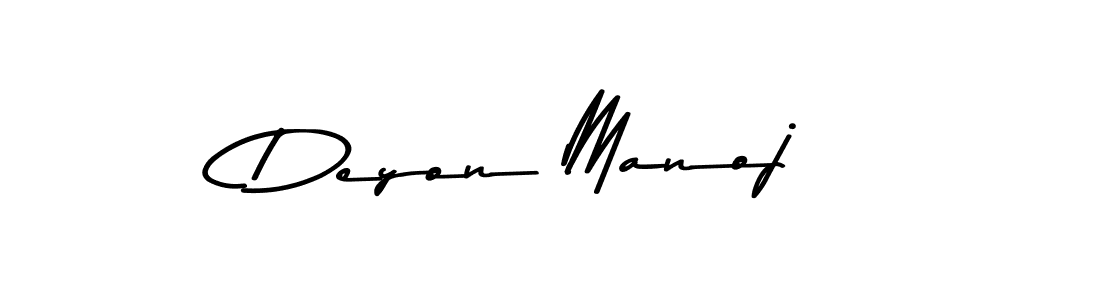 Also we have Deyon Manoj name is the best signature style. Create professional handwritten signature collection using Asem Kandis PERSONAL USE autograph style. Deyon Manoj signature style 9 images and pictures png