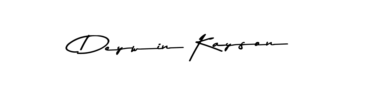 How to make Deywin Kayson signature? Asem Kandis PERSONAL USE is a professional autograph style. Create handwritten signature for Deywin Kayson name. Deywin Kayson signature style 9 images and pictures png