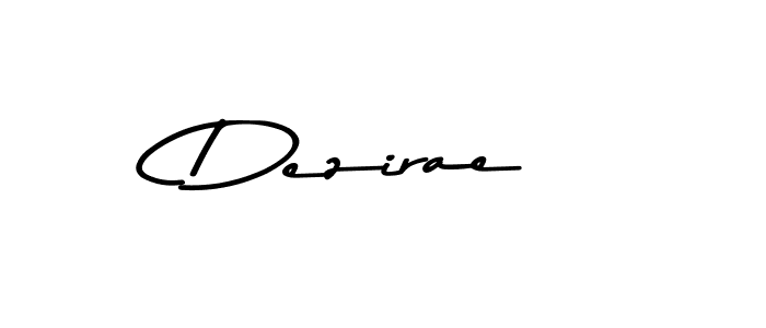 Design your own signature with our free online signature maker. With this signature software, you can create a handwritten (Asem Kandis PERSONAL USE) signature for name Dezirae. Dezirae signature style 9 images and pictures png