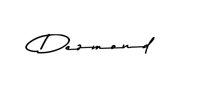 Dezmond stylish signature style. Best Handwritten Sign (Asem Kandis PERSONAL USE) for my name. Handwritten Signature Collection Ideas for my name Dezmond. Dezmond signature style 9 images and pictures png