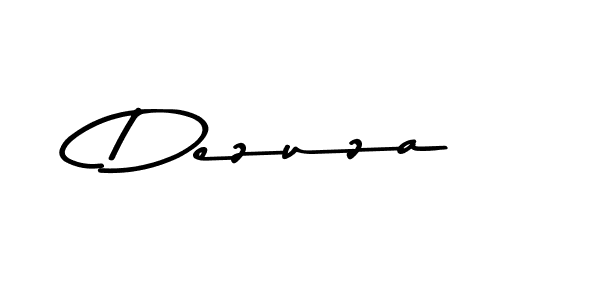 Create a beautiful signature design for name Dezuza. With this signature (Asem Kandis PERSONAL USE) fonts, you can make a handwritten signature for free. Dezuza signature style 9 images and pictures png