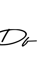 Design your own signature with our free online signature maker. With this signature software, you can create a handwritten (Asem Kandis PERSONAL USE) signature for name Df. Df signature style 9 images and pictures png