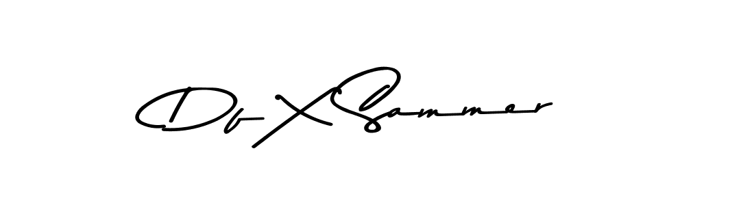 Df X Sammer stylish signature style. Best Handwritten Sign (Asem Kandis PERSONAL USE) for my name. Handwritten Signature Collection Ideas for my name Df X Sammer. Df X Sammer signature style 9 images and pictures png