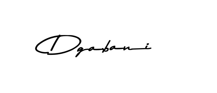 How to make Dgabani signature? Asem Kandis PERSONAL USE is a professional autograph style. Create handwritten signature for Dgabani name. Dgabani signature style 9 images and pictures png