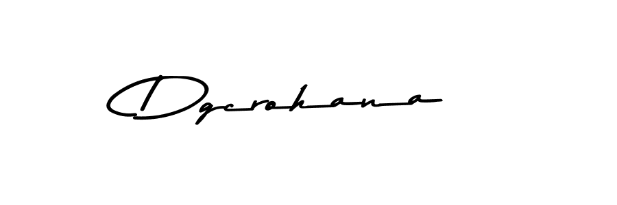 How to make Dgcrohana name signature. Use Asem Kandis PERSONAL USE style for creating short signs online. This is the latest handwritten sign. Dgcrohana signature style 9 images and pictures png