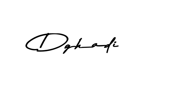 Make a beautiful signature design for name Dghadi. With this signature (Asem Kandis PERSONAL USE) style, you can create a handwritten signature for free. Dghadi signature style 9 images and pictures png