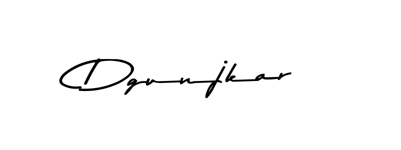 Use a signature maker to create a handwritten signature online. With this signature software, you can design (Asem Kandis PERSONAL USE) your own signature for name Dgunjkar. Dgunjkar signature style 9 images and pictures png