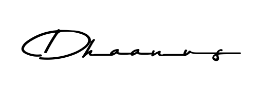 Upgrade your professional image with Dhaanus signature created with Asem Kandis PERSONAL USE font. Fast, free, and watermark-free download. Dhaanus signature style 9 images and pictures png