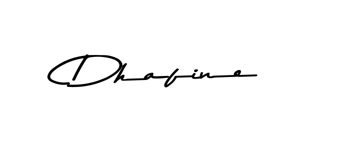 Design your own signature with our free online signature maker. With this signature software, you can create a handwritten (Asem Kandis PERSONAL USE) signature for name Dhafine. Dhafine signature style 9 images and pictures png