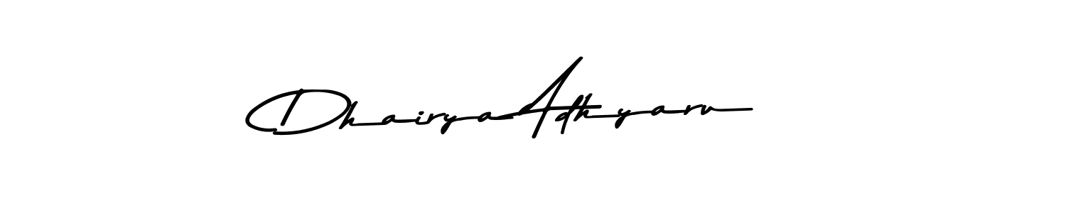 Here are the top 10 professional signature styles for the name Dhairya Adhyaru. These are the best autograph styles you can use for your name. Dhairya Adhyaru signature style 9 images and pictures png