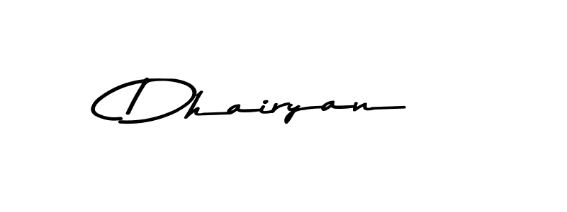 Similarly Asem Kandis PERSONAL USE is the best handwritten signature design. Signature creator online .You can use it as an online autograph creator for name Dhairyan. Dhairyan signature style 9 images and pictures png