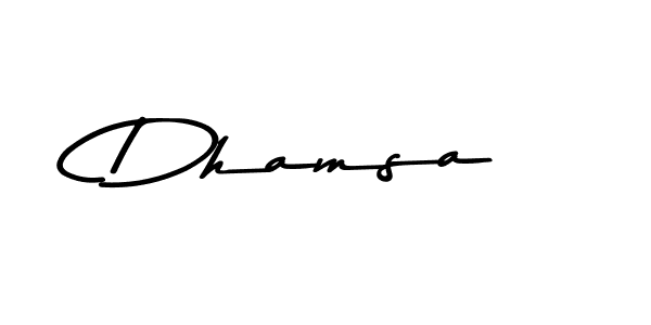 This is the best signature style for the Dhamsa name. Also you like these signature font (Asem Kandis PERSONAL USE). Mix name signature. Dhamsa signature style 9 images and pictures png