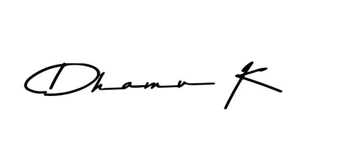 You can use this online signature creator to create a handwritten signature for the name Dhamu K. This is the best online autograph maker. Dhamu K signature style 9 images and pictures png