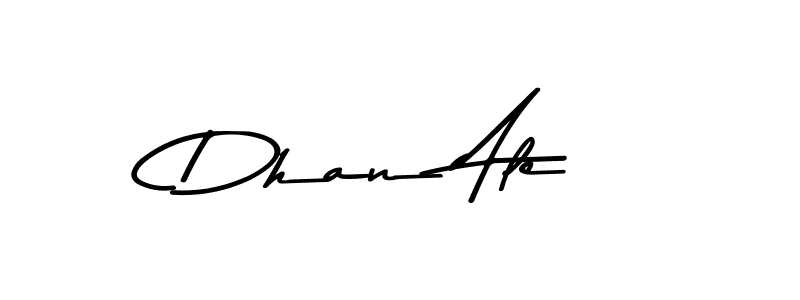 The best way (Asem Kandis PERSONAL USE) to make a short signature is to pick only two or three words in your name. The name Dhan Ale include a total of six letters. For converting this name. Dhan Ale signature style 9 images and pictures png