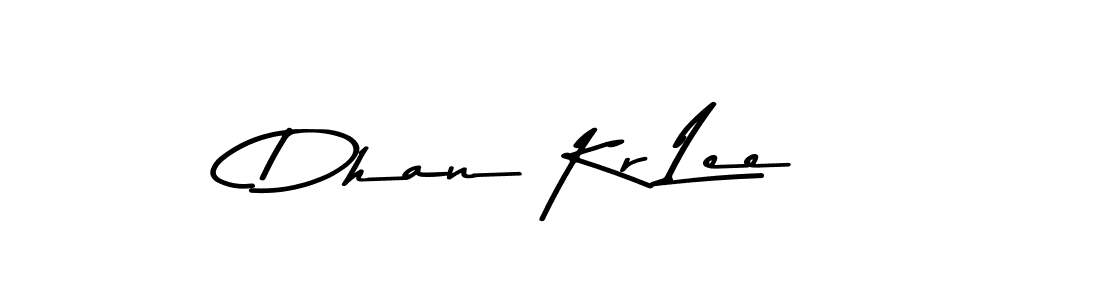 The best way (Asem Kandis PERSONAL USE) to make a short signature is to pick only two or three words in your name. The name Dhan Kr Lee include a total of six letters. For converting this name. Dhan Kr Lee signature style 9 images and pictures png