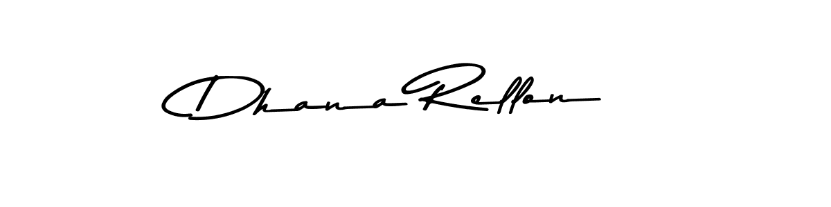 Also You can easily find your signature by using the search form. We will create Dhana Rellon name handwritten signature images for you free of cost using Asem Kandis PERSONAL USE sign style. Dhana Rellon signature style 9 images and pictures png