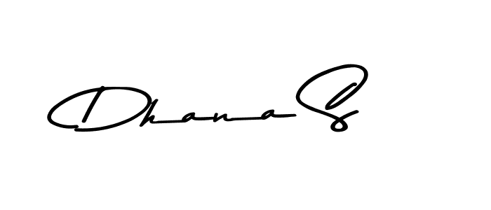 Design your own signature with our free online signature maker. With this signature software, you can create a handwritten (Asem Kandis PERSONAL USE) signature for name Dhana S. Dhana S signature style 9 images and pictures png