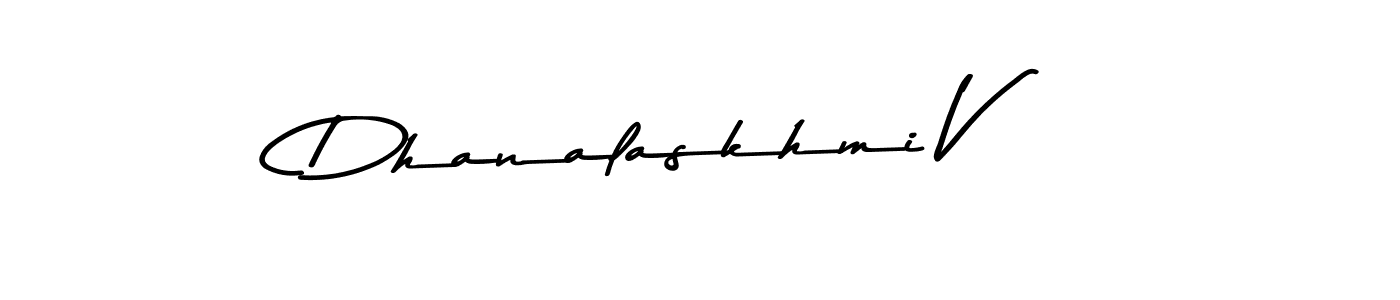 if you are searching for the best signature style for your name Dhanalaskhmi V. so please give up your signature search. here we have designed multiple signature styles  using Asem Kandis PERSONAL USE. Dhanalaskhmi V signature style 9 images and pictures png