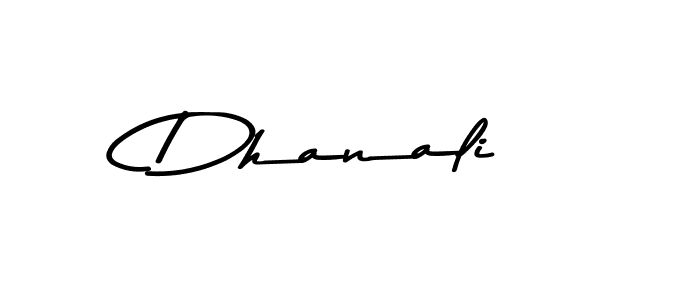 Dhanali stylish signature style. Best Handwritten Sign (Asem Kandis PERSONAL USE) for my name. Handwritten Signature Collection Ideas for my name Dhanali. Dhanali signature style 9 images and pictures png