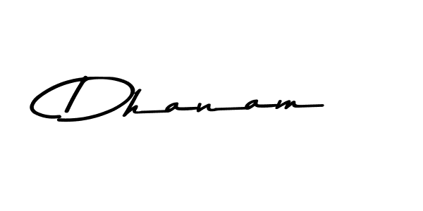 Dhanam stylish signature style. Best Handwritten Sign (Asem Kandis PERSONAL USE) for my name. Handwritten Signature Collection Ideas for my name Dhanam. Dhanam signature style 9 images and pictures png