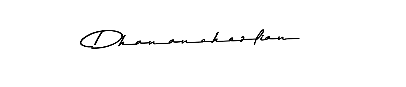 Dhananchezlian stylish signature style. Best Handwritten Sign (Asem Kandis PERSONAL USE) for my name. Handwritten Signature Collection Ideas for my name Dhananchezlian. Dhananchezlian signature style 9 images and pictures png