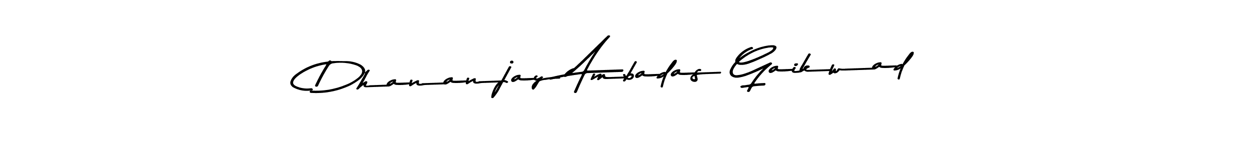 This is the best signature style for the Dhananjay Ambadas Gaikwad name. Also you like these signature font (Asem Kandis PERSONAL USE). Mix name signature. Dhananjay Ambadas Gaikwad signature style 9 images and pictures png