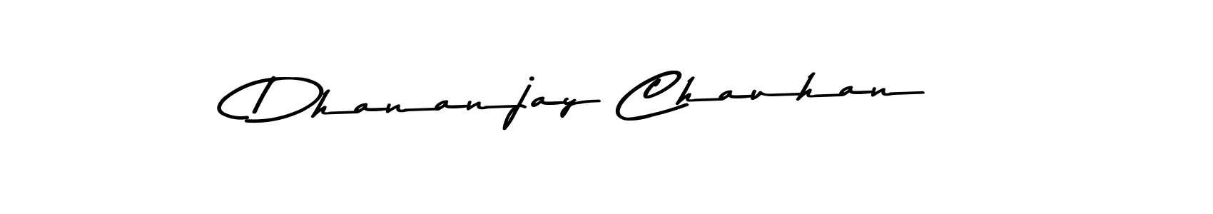 Design your own signature with our free online signature maker. With this signature software, you can create a handwritten (Asem Kandis PERSONAL USE) signature for name Dhananjay Chauhan. Dhananjay Chauhan signature style 9 images and pictures png