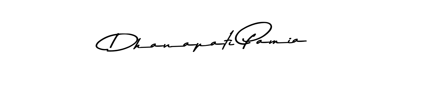 Dhanapati Pamia stylish signature style. Best Handwritten Sign (Asem Kandis PERSONAL USE) for my name. Handwritten Signature Collection Ideas for my name Dhanapati Pamia. Dhanapati Pamia signature style 9 images and pictures png